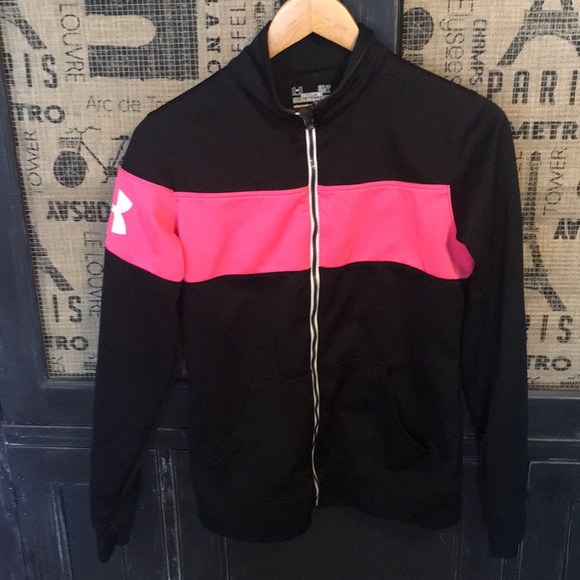 UnderArmor pink / Black Jacket Small - Picture 2 of 4